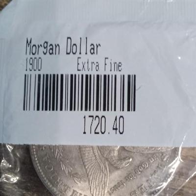 1900 morgan silver dollar