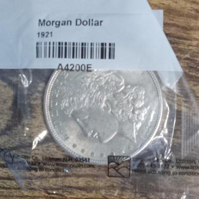 1921 Morgan Silver dollar