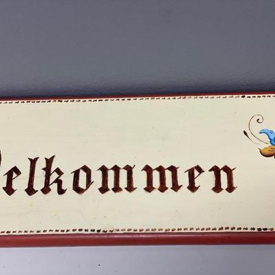 Hand painted sign