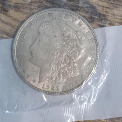 1921 Morgan Silver dollar