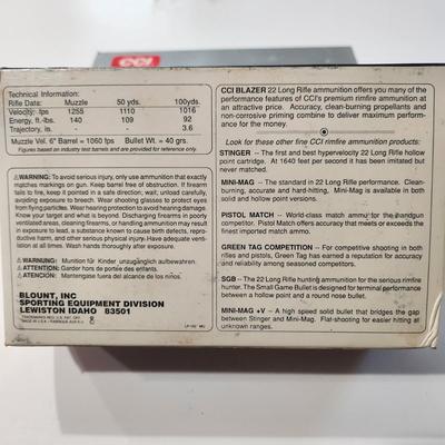 CCI Blazer 22 Long Rifle Ammo 500 Rounds