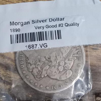 1890 Morgan Silver dollar