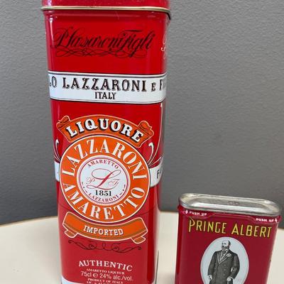 2 vintage tins