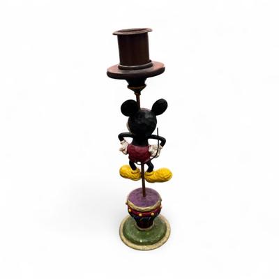 Sale Photo Thumbnail #141: Walt Disney Mickey Mouse Candle Holder by Jim Shore 8.5" tall