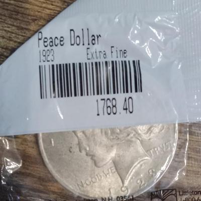 1923 peace dollar