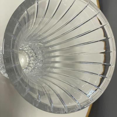 Lovely 10” tall glass vase