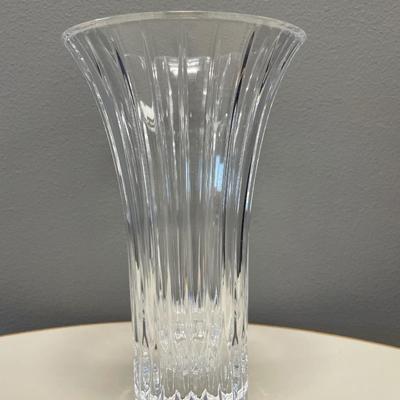 Lovely 10” tall glass vase