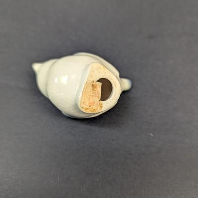 Sale Photo Thumbnail #1414: Vintage Crown Staff Bell Porcelain Titmouse Birds