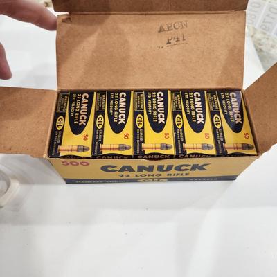 Vintage Box Brick of Canuck 22 Long Rifle 500 Rounds