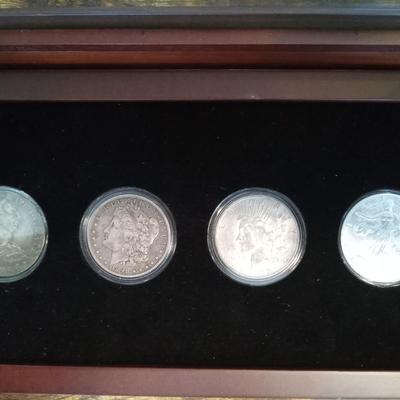 Four Centuries of American Silver dollars