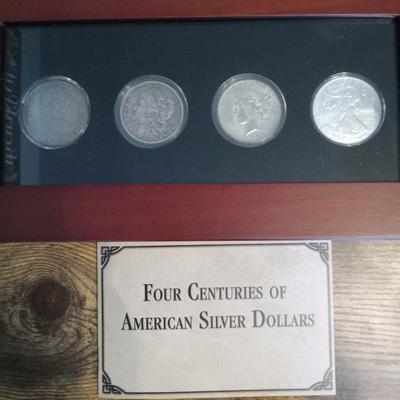 Four Centuries of American Silver dollars