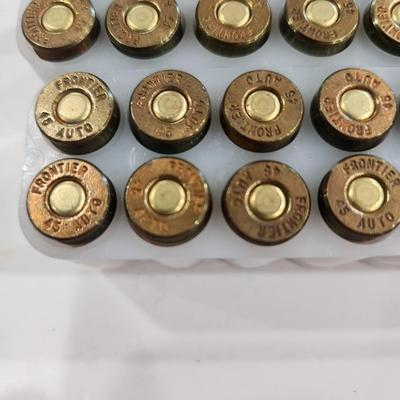 2 Boxs Hornady Frontier 45 Automatic Target Semi Wadcutter 185 grain