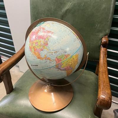 Vintage Globe on Stand