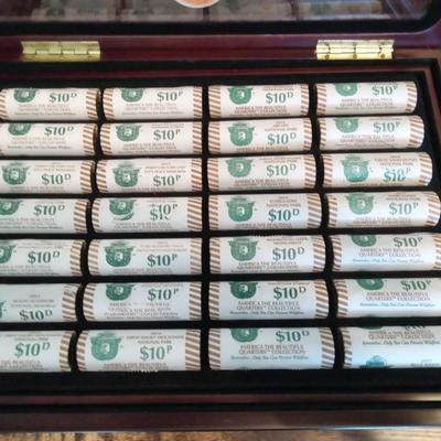56 Rolls of America the Beautiful Quarters Collection