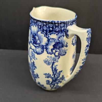 Sale Photo Thumbnail #1465: Whieldon Ware "Flora" F Winkle England Pitcher