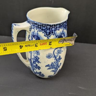 Sale Photo Thumbnail #1470: Whieldon Ware "Flora" F Winkle England Pitcher