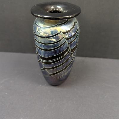 Sale Photo Thumbnail #24: Vintage Art Glass Vase