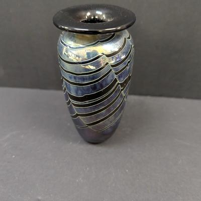Sale Photo Thumbnail #25: Vintage Art Glass Vase