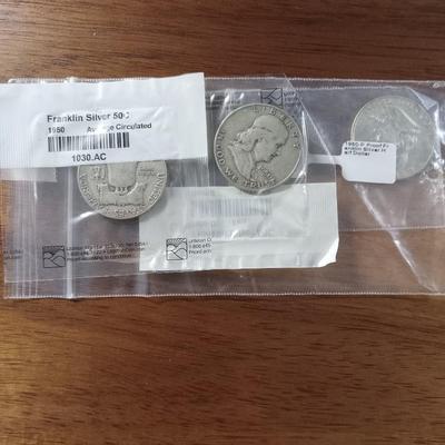 3 Franklin halves