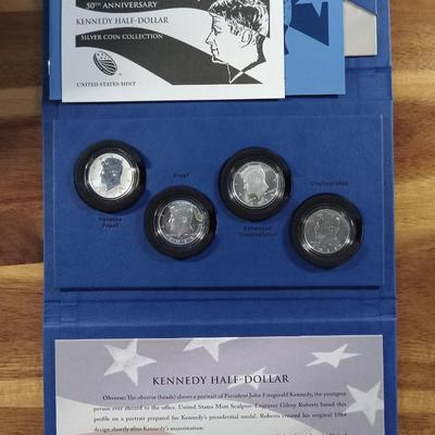 50th Anniversary Kennedy half dollars