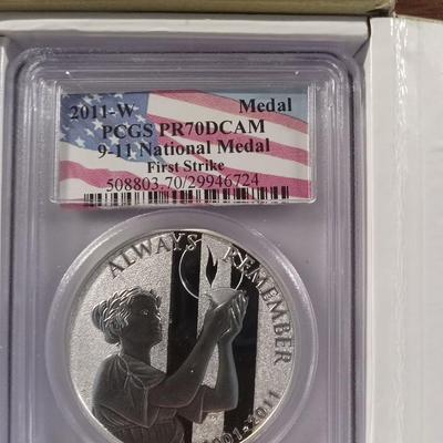 2011 W PCGS PR70DCAM 9-11 NATIONAL MEDAL