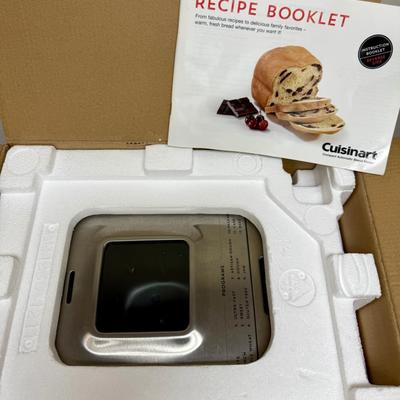 Sale Photo Thumbnail #308: For making White, French and Whole Wheat bread, has 12 pre-set functions. Model CBK-110P1. In original box. Like-new condition.