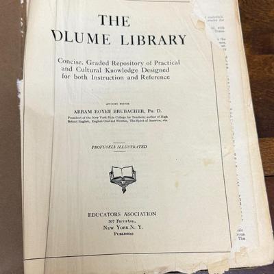 Sale Photo Thumbnail #362: 18th Edition, 1929. Covers many topics including education, Mathematics, Science, History, Geography, Biographies, English, and more.Soft Cover. Cover is in poor condition, pages are in good condition. A rare reference book.