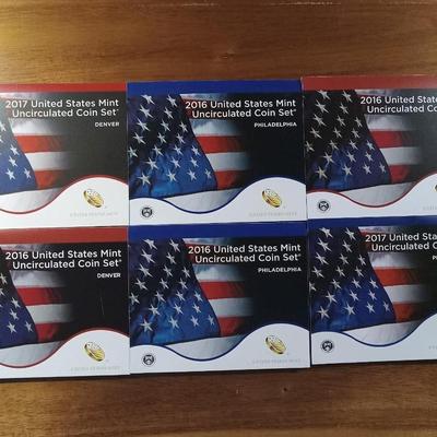 Uncirculated coin sets