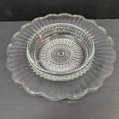 Sale Photo Thumbnail #1503: Glass Atlas Hazel Style Butter dish