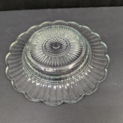 Sale Photo Thumbnail #1504: Glass Atlas Hazel Style Butter dish