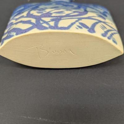 Sale Photo Thumbnail #1518: Earth & Sky Pottery Porcelain Vase R & B Signed Bloom