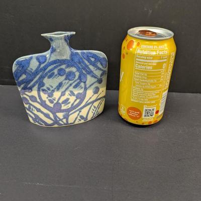 Sale Photo Thumbnail #1519: Earth & Sky Pottery Porcelain Vase R & B Signed Bloom