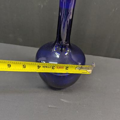 Sale Photo Thumbnail #81: Cobalt Blue Glass Decanter