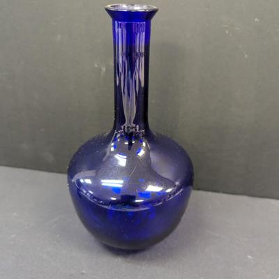 Sale Photo Thumbnail #78: Cobalt Blue Glass Decanter