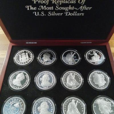Proof Replica US SIKVER DOLLAR SET