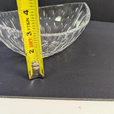 Sale Photo Thumbnail #1538: Vintage Anchor Hocking Clear Pressed Glass Dish With Handles & Glass Bowl