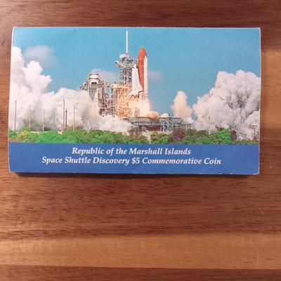 Space Shuttle $5.00 commemorative coin