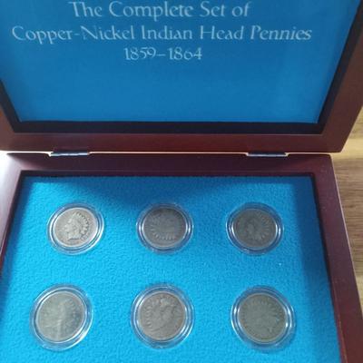 1859-1864 Indian Head pennies