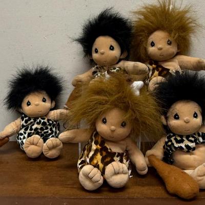 Sale Photo Thumbnail #253: These 5 dolls in good previously owned condition.