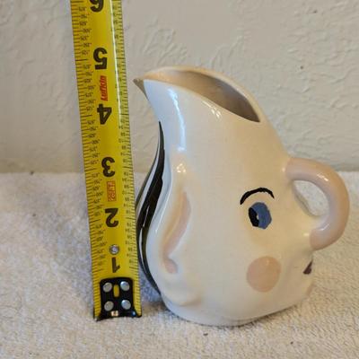 Handcrafted ceramic creamer or small pitcher