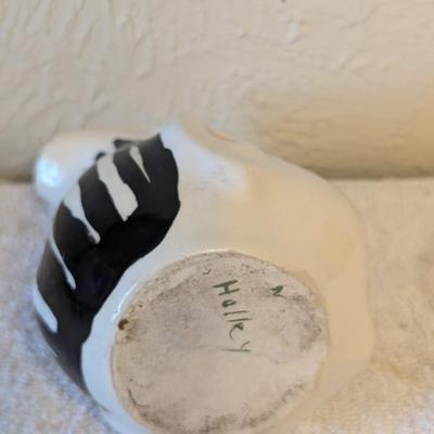Handcrafted ceramic creamer or small pitcher