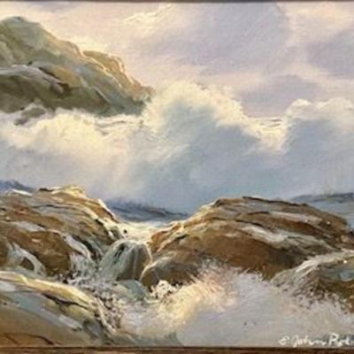 Original Oil Painting By E. John Robinson