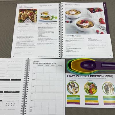 New Epicure Portion Scoops, Meal Planner/Journal