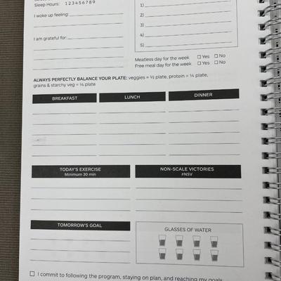 New Epicure Portion Scoops, Meal Planner/Journal