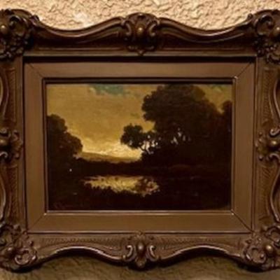 Original Oil Painting By Carl Henrik Jonnevold (Norway)