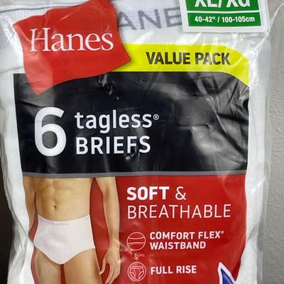 Men’s Hane’s Briefs Size XL 2 Packs of 6