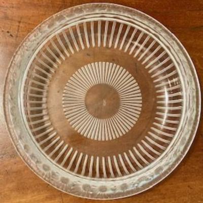 Vintage Lalique Marguerites Crystal Bowl