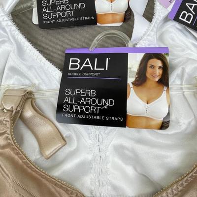 2 New Bali Wirefree Bras Size 44D