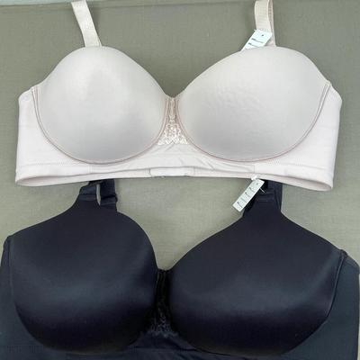 2 Vanity Fair Wirefree Bras 42D
