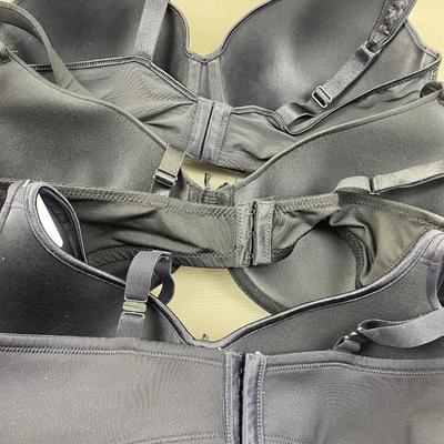 3 Black Bras 42/44D